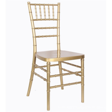 Cadeira pintada habilitado de Chiavari da resina do ouro do GV ​​com núcleo do metal Insid